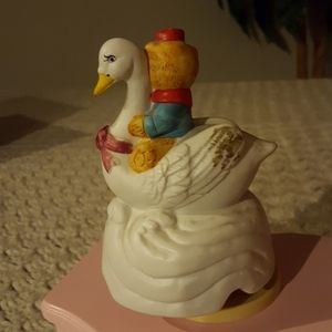 Revolving Musical Swan and Bear.